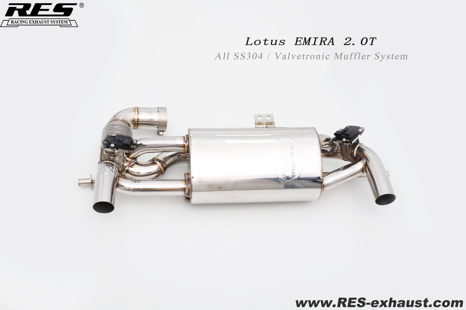 Lotus Emira 2.0T All SS304 / Valvetronic Muffler System