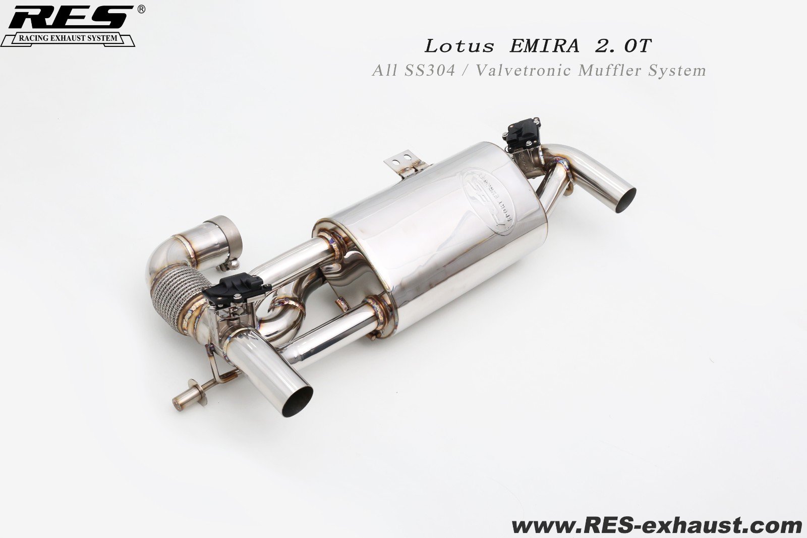 Lotus Emira 2.0T All SS304 / Valvetronic Muffler System