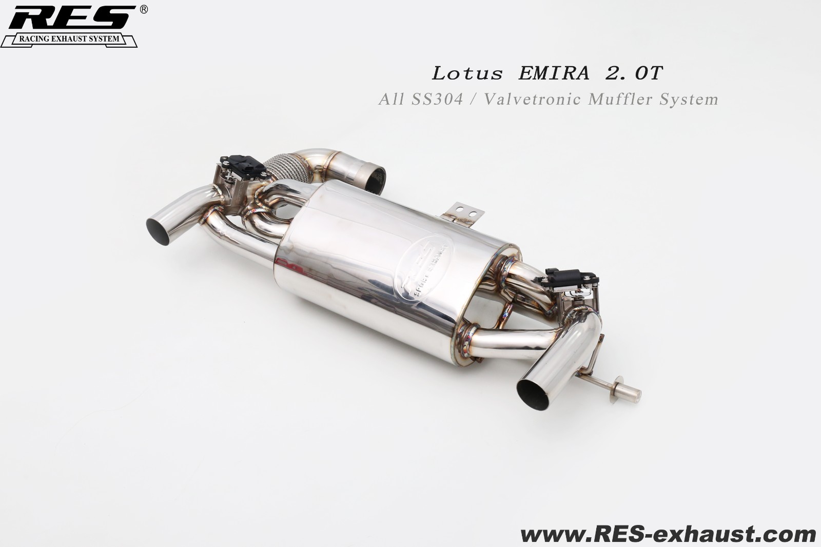Lotus Emira 2.0T All SS304 / Valvetronic Muffler System