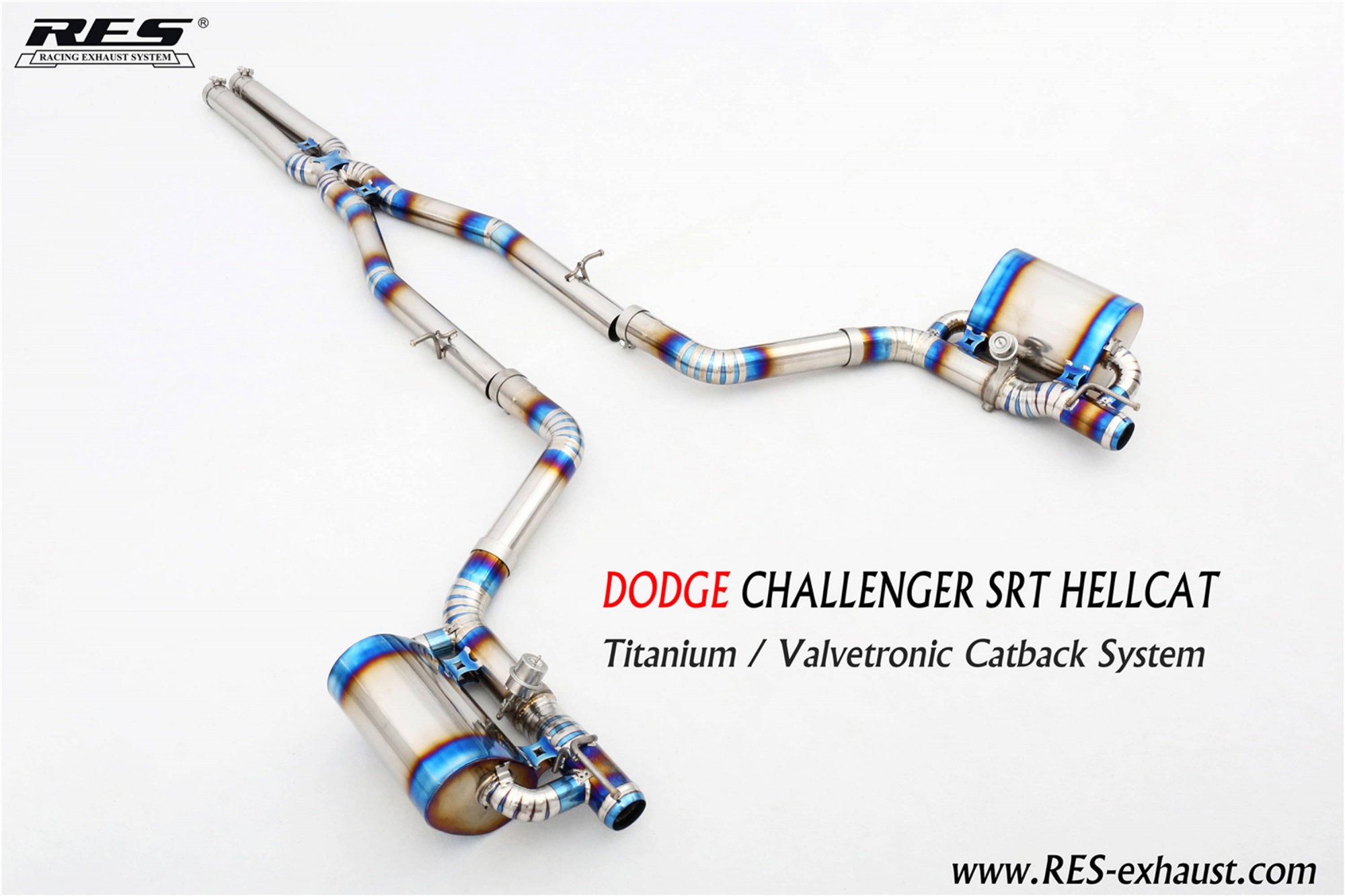 Dodge Challenger SRT Titanium / Valvetronic Catback System