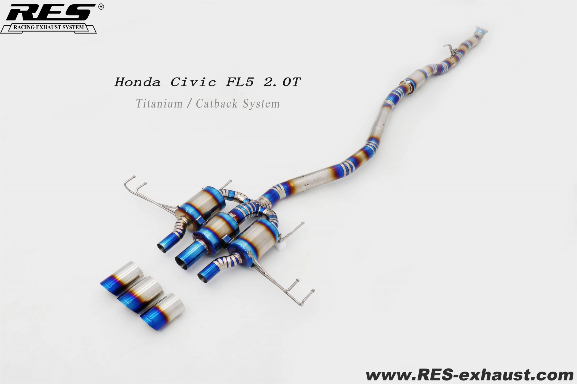 Honda Civic Type-R FL5 Titanium / Catback System