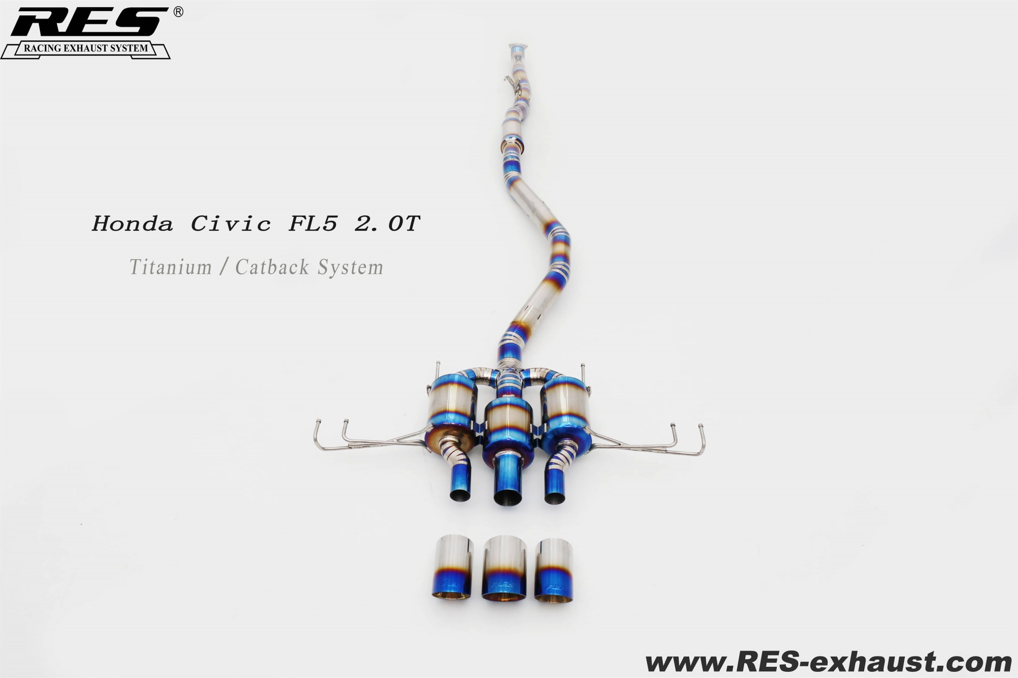 Honda Civic Type-R FL5 Titanium / Catback System