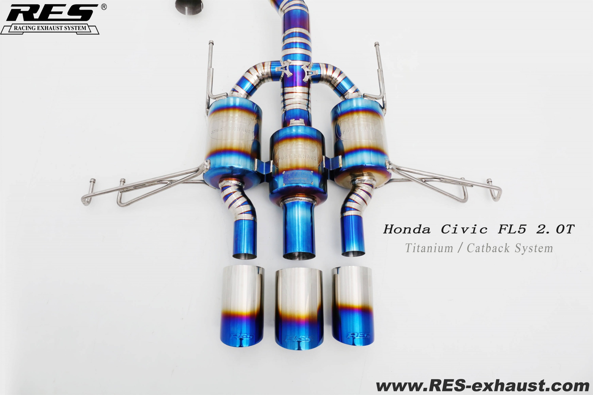 Honda Civic Type-R FL5 Titanium / Catback System
