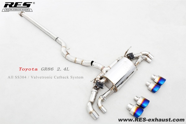 Toyota GR86 2.4L All SS304 / Valvetronic Catback System