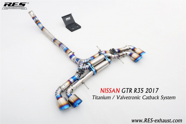 Nissan GT-R  Titanium / Valvetronic Catback System