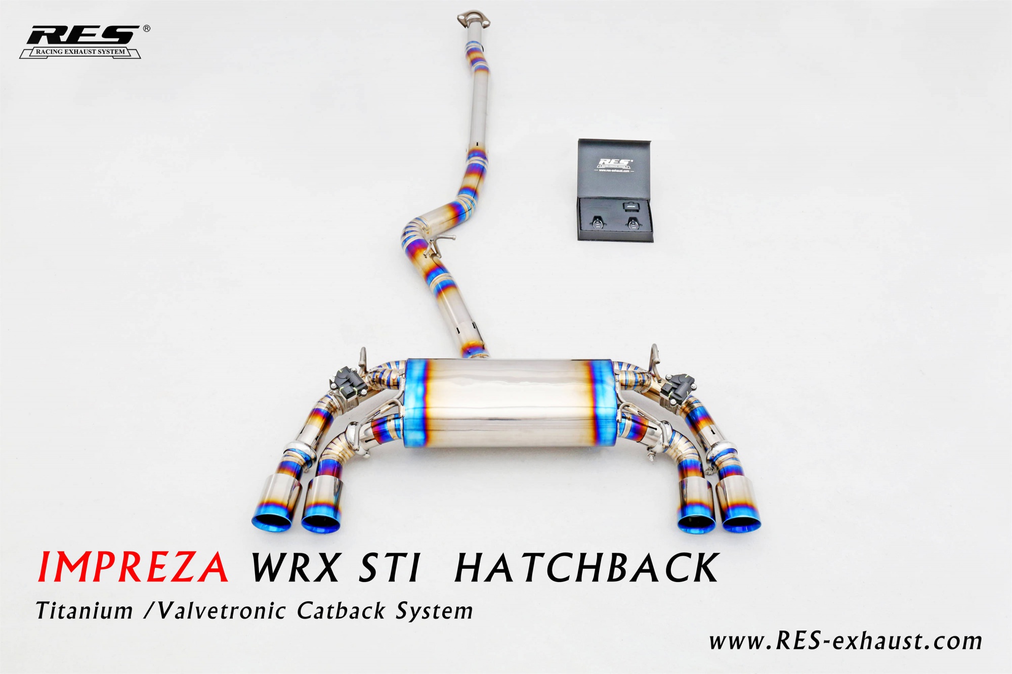 Subaru Impreza WRX STI 2008-2014 Titanium /Valvetronic Catback System