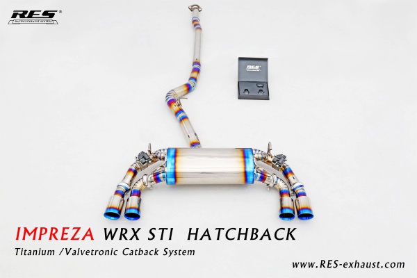 Subaru Impreza WRX STI 2008-2014 Titanium /Valvetronic Catback System