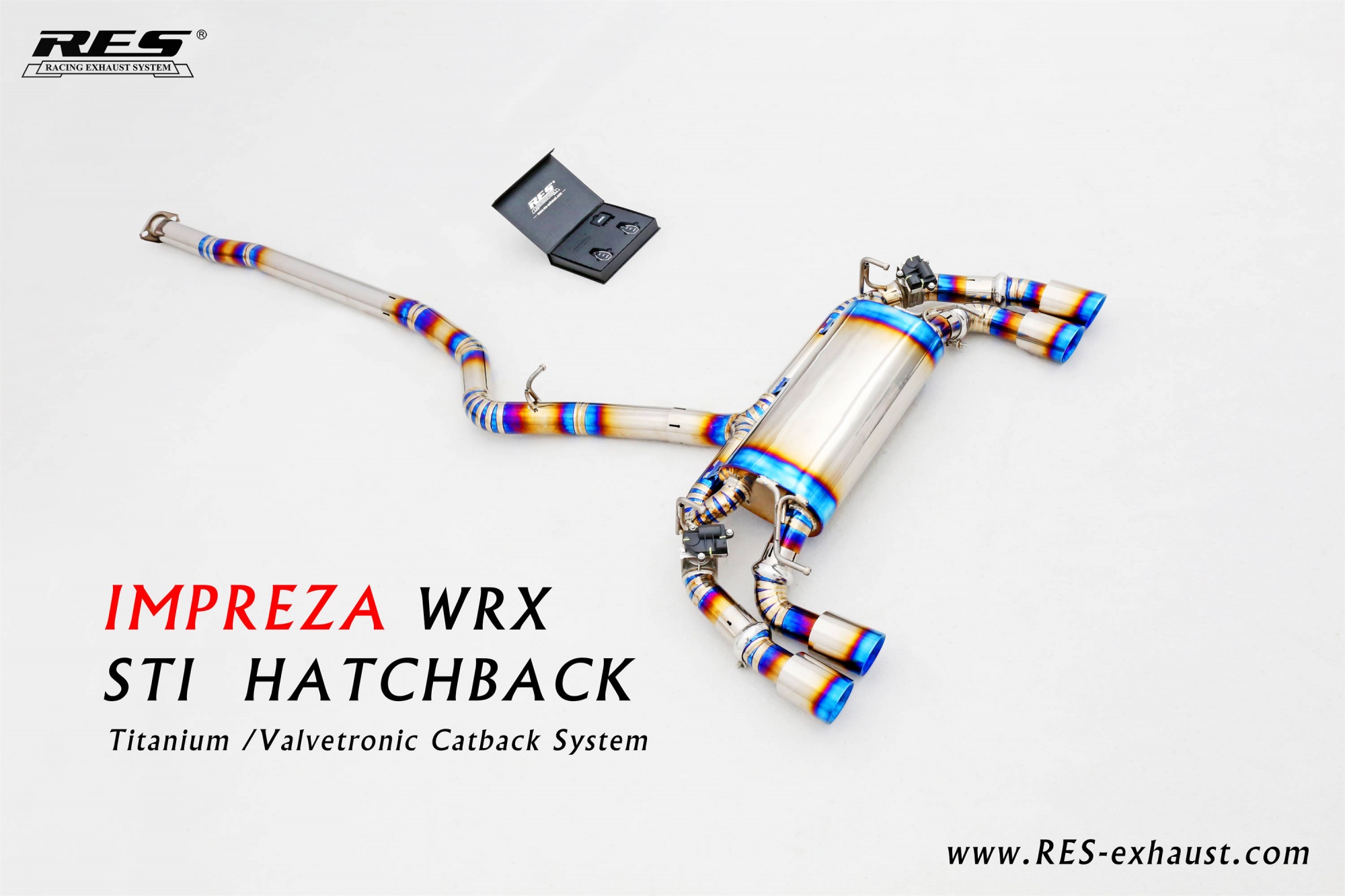 Subaru Impreza WRX STI 2008-2014 Titanium /Valvetronic Catback System