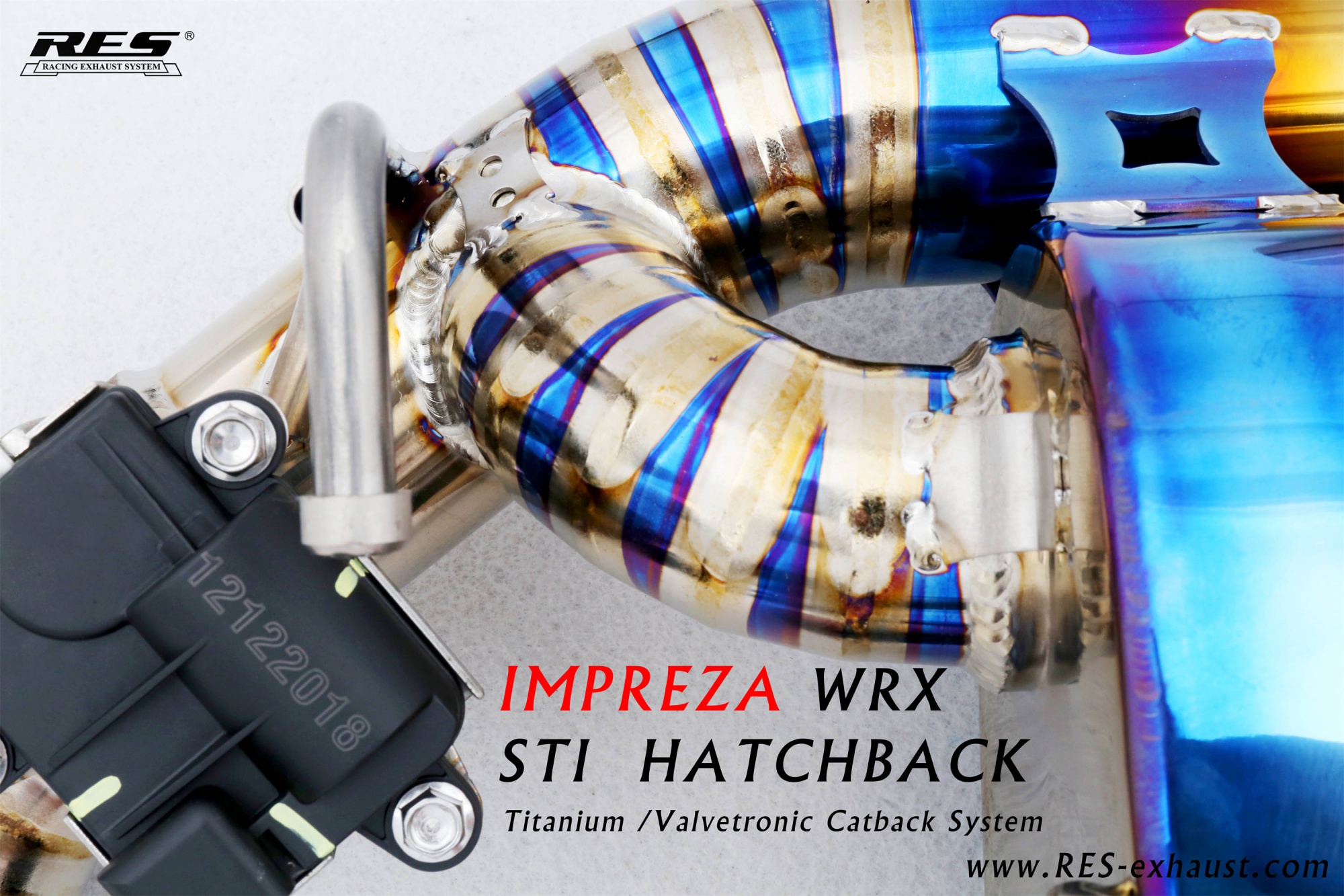 Subaru Impreza WRX STI 2008-2014 Titanium /Valvetronic Catback System