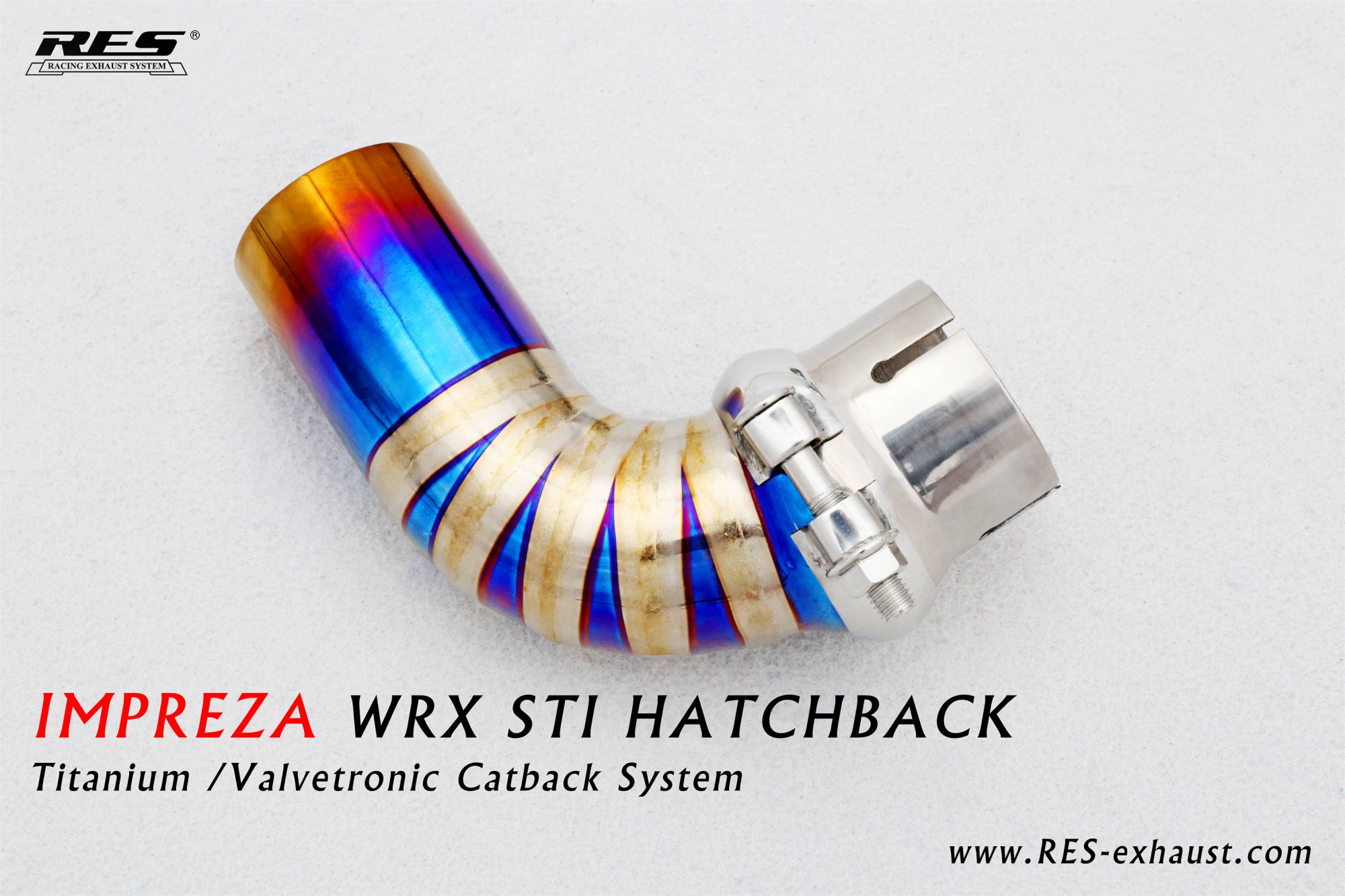 Subaru Impreza WRX STI 2008-2014 Titanium /Valvetronic Catback System