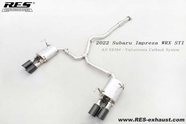 Subaru Impreza WRX STI 2022 All SS304 / Valvetronic Catback System
