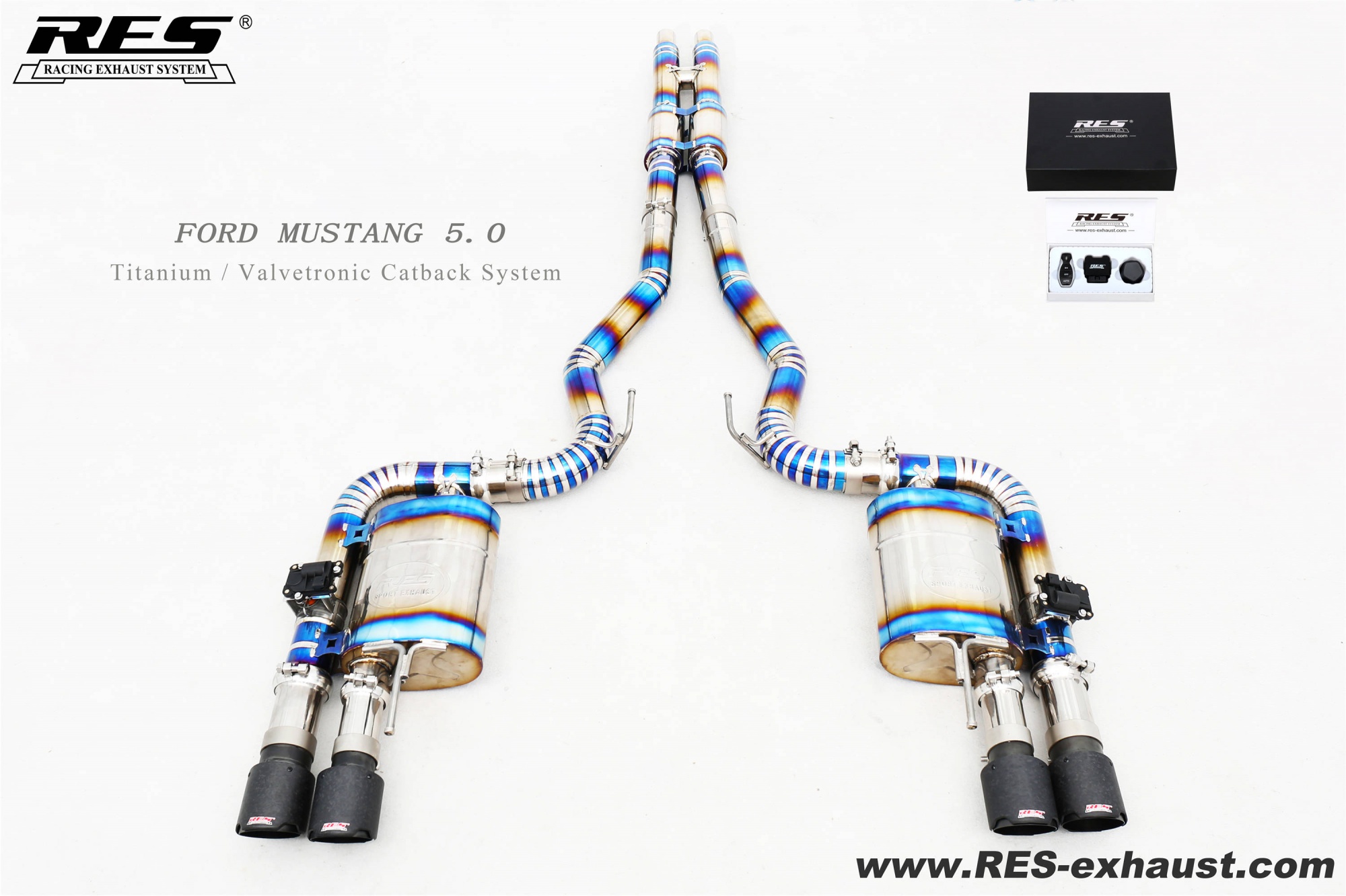 Ford Mustang 5.0L Titanium / Valvetronic Catback System