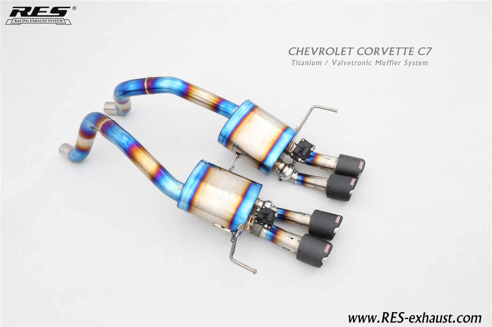 Chevrolet Corvette C7 Titanium / Valvetronic Muffler System