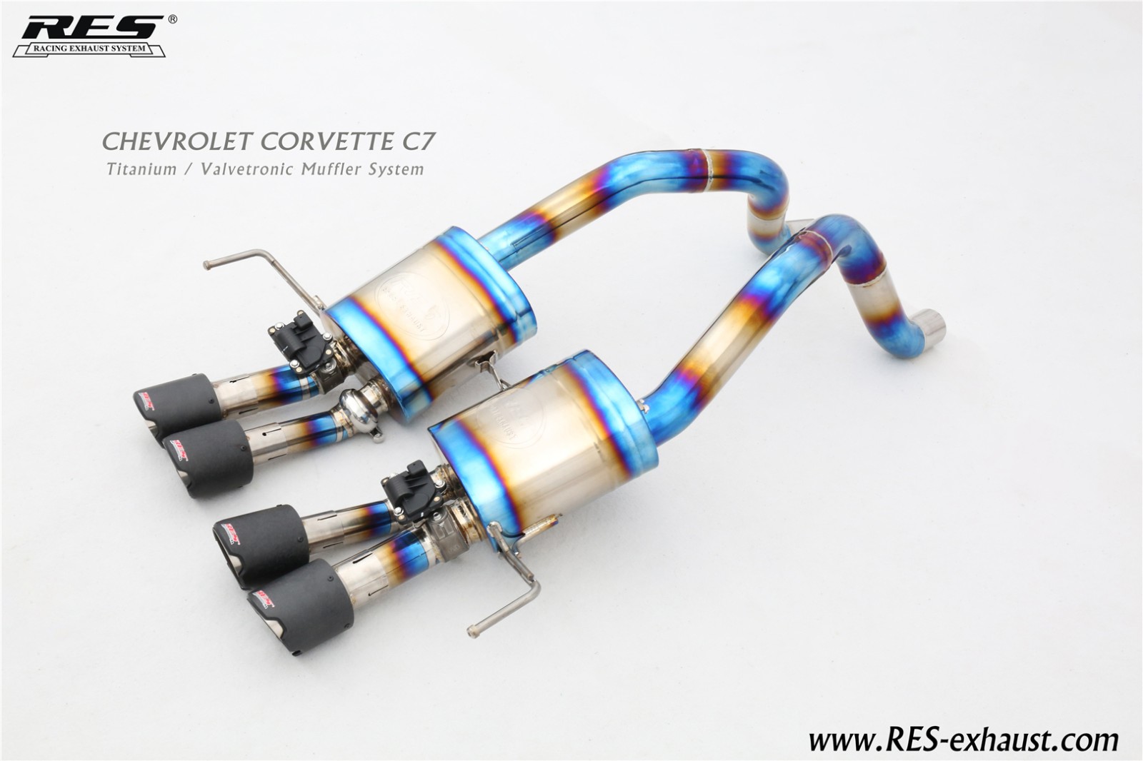 Chevrolet Corvette C7 Titanium / Valvetronic Muffler System