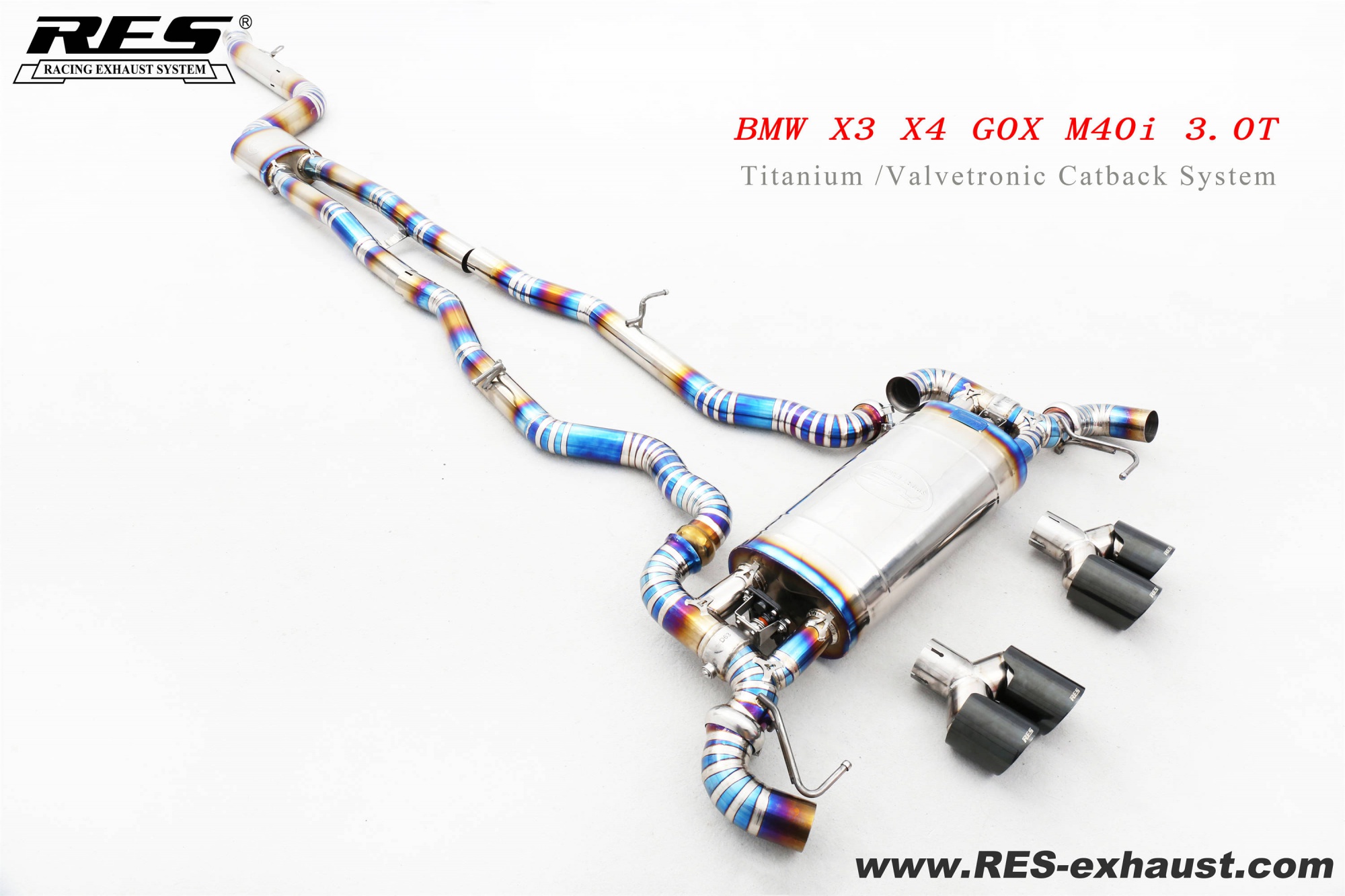BMWX3 X4 G0XM40i 3.0T Titanium /Valvetronic Catback System