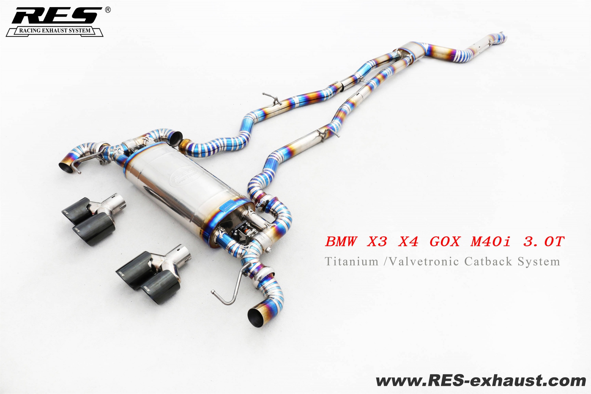 BMWX3 X4 G0XM40i 3.0T Titanium /Valvetronic Catback System