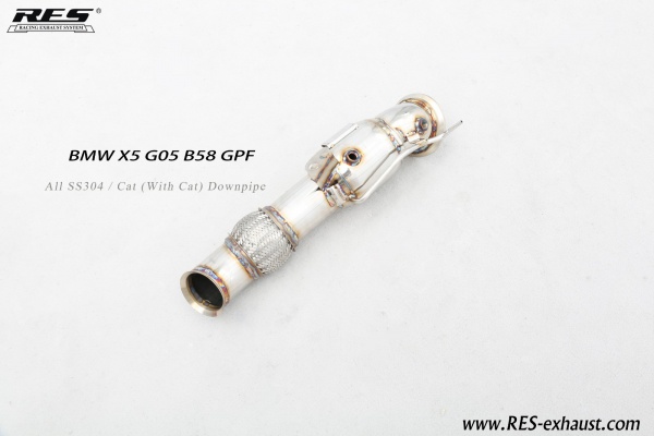 All SS304 / Cat (With Cat) Downpipe