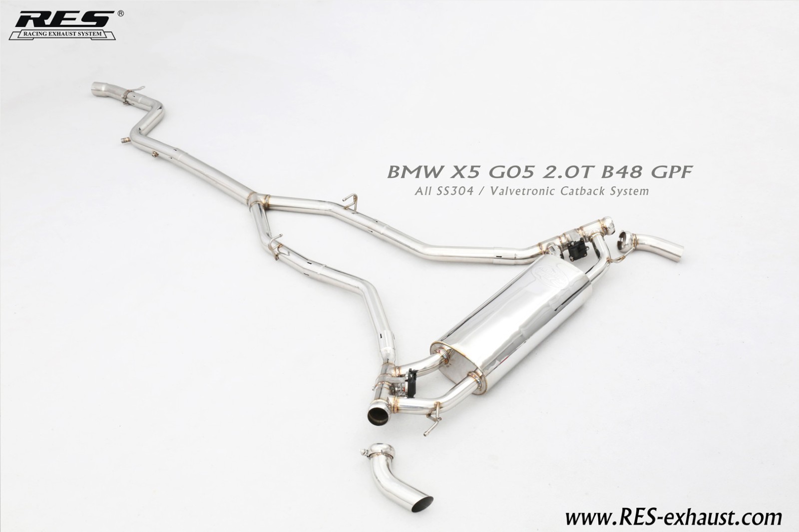 BMW X5 G05 All SS304 / Valvetronic Catback System