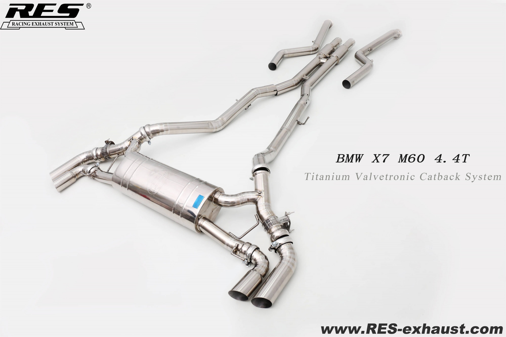 BMW X7 M60 4.4T Titanium Valvetronic Catback System