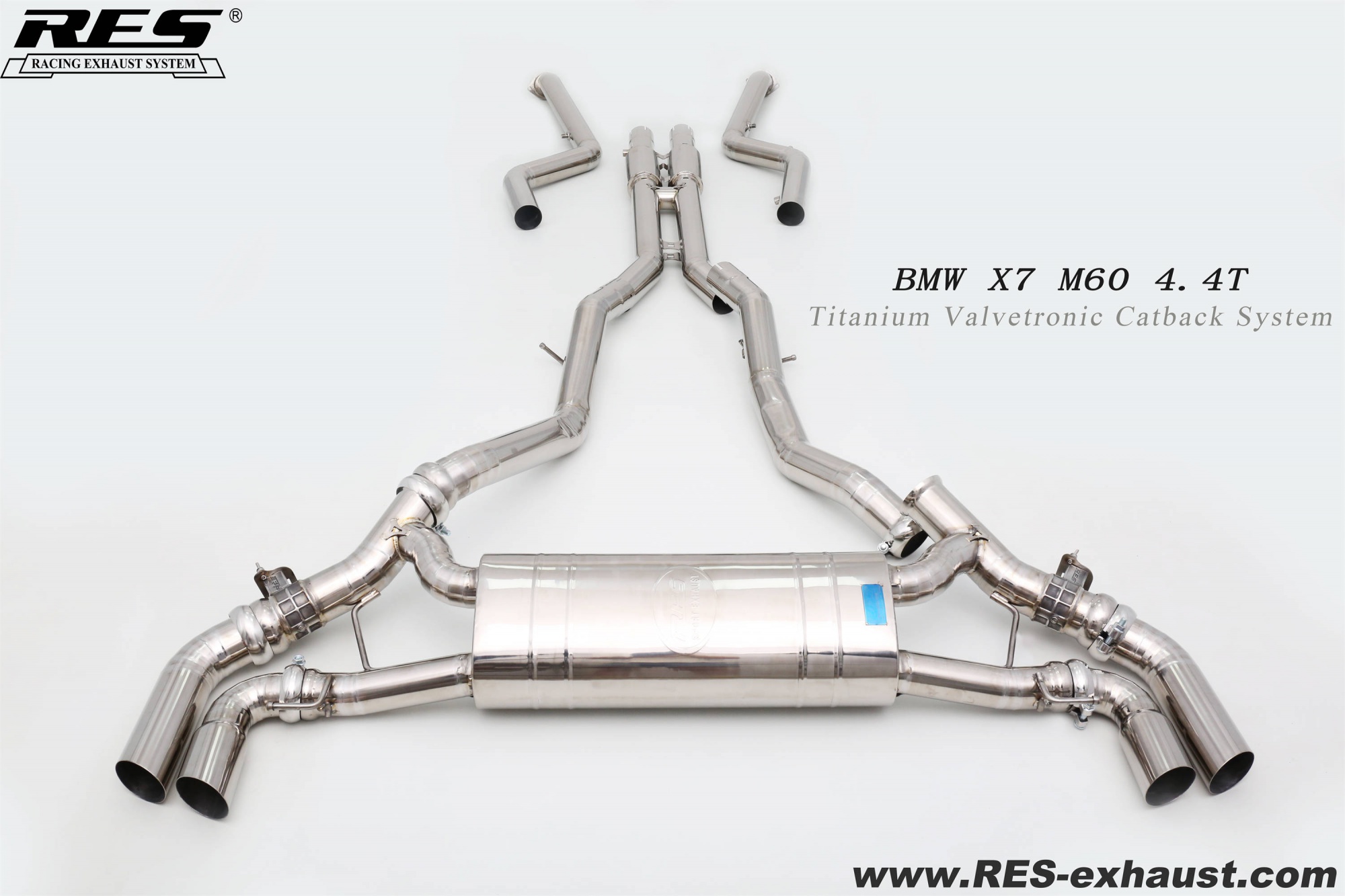 BMW X7 M60 4.4T Titanium Valvetronic Catback System