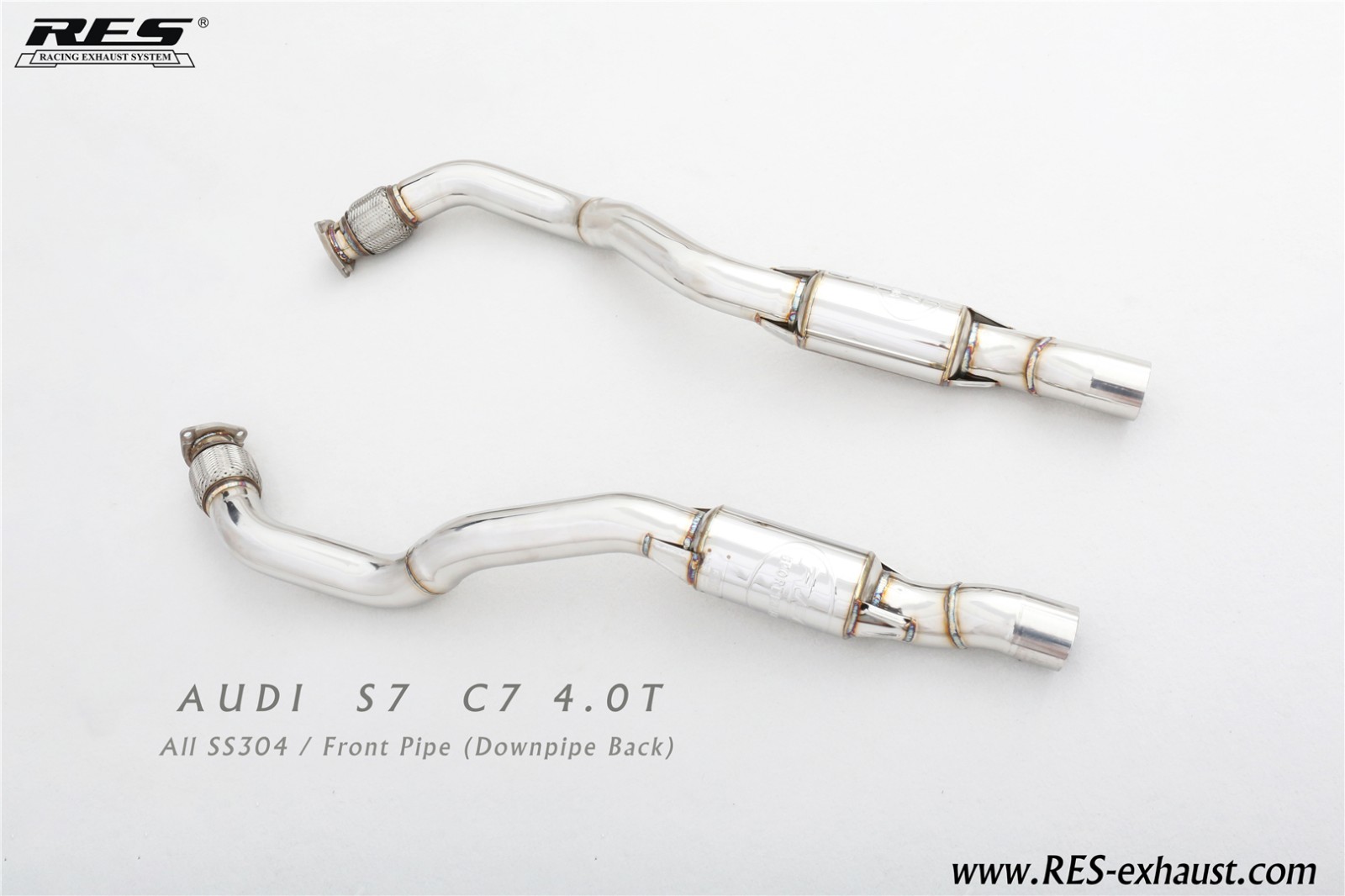 AUDI S7 C7 All SS304 /Front Pipe