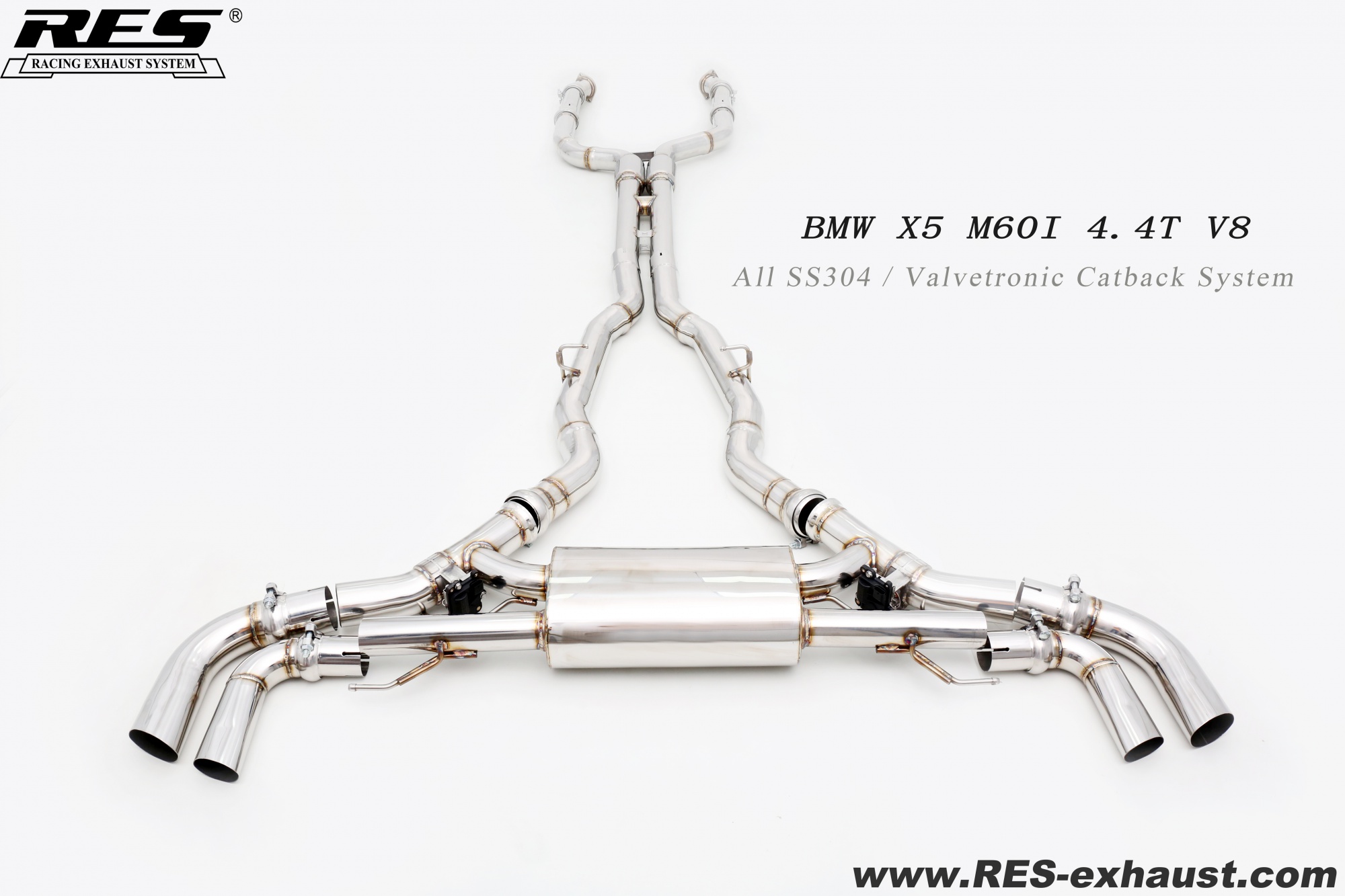 BMW X6 G06 M50i All SS304 / Valvetronic Catback System