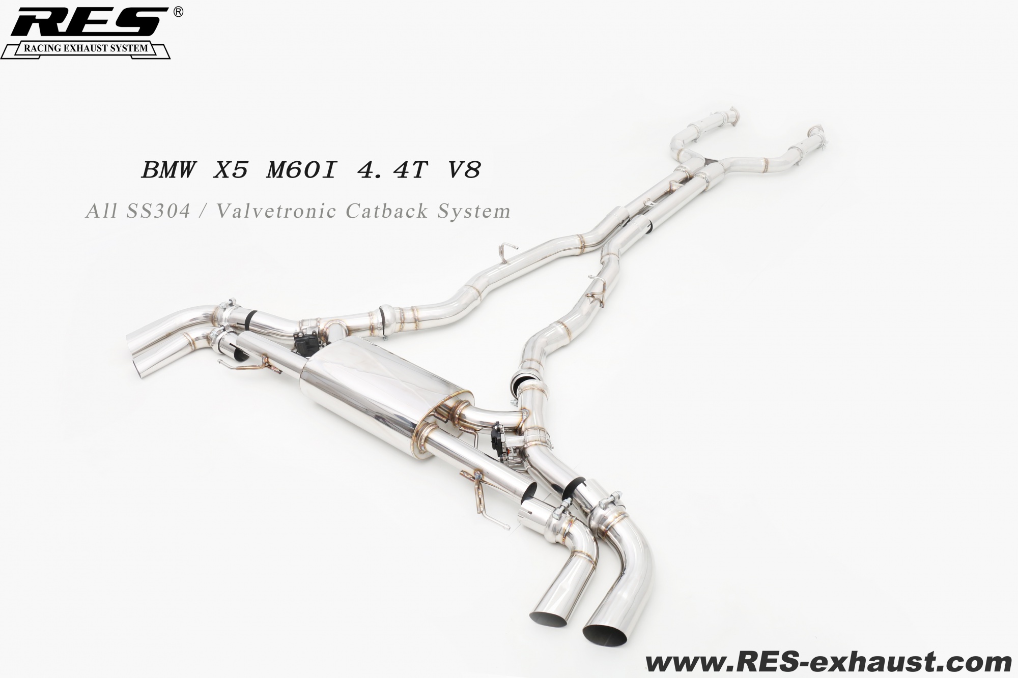 BMW X5 G05 M50i All SS304 / Valvetronic Catback System