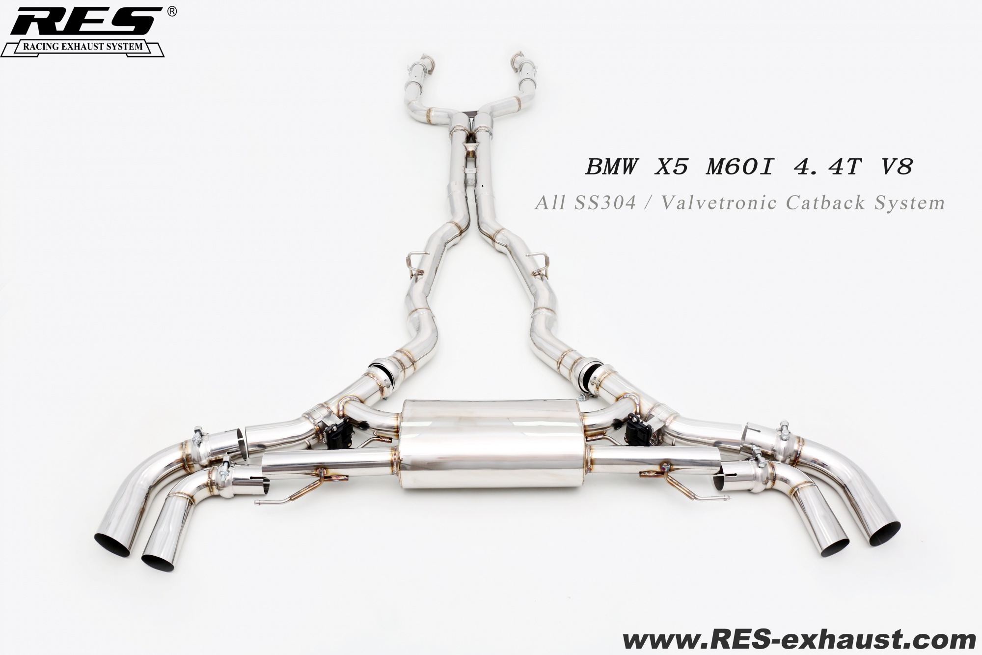 BMW X5 G05 M50i All SS304 / Valvetronic Catback System