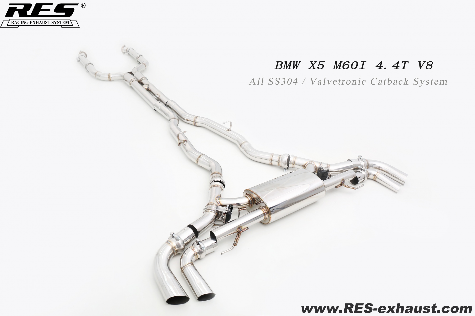 BMW X5 G05 M50i All SS304 / Valvetronic Catback System