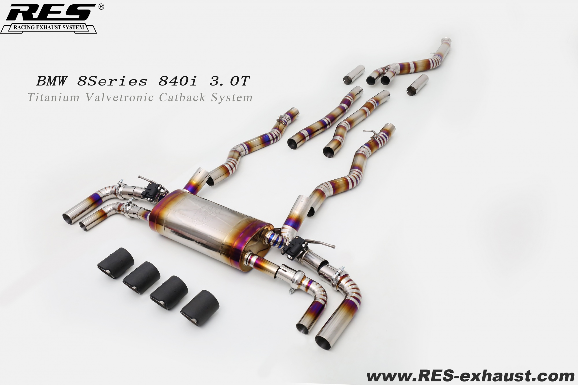 BMW 840i G14/G15/G16 Titanium / Valvetronic catback system