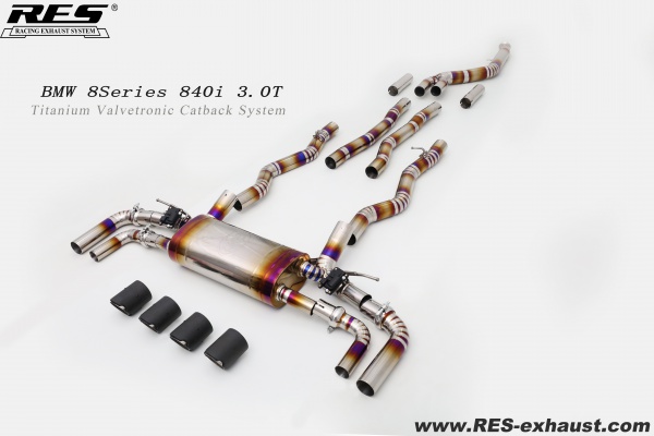 BMW 840i G14/G15/G16 Titanium / Valvetronic catback system