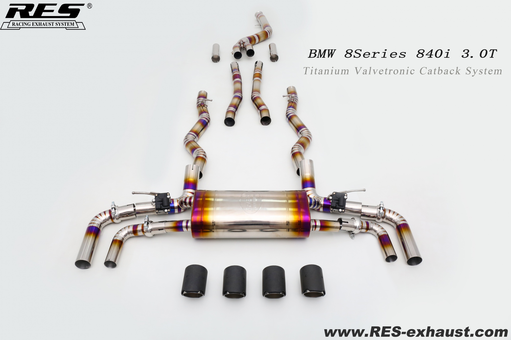 BMW 840i G14/G15/G16 Titanium / Valvetronic catback system