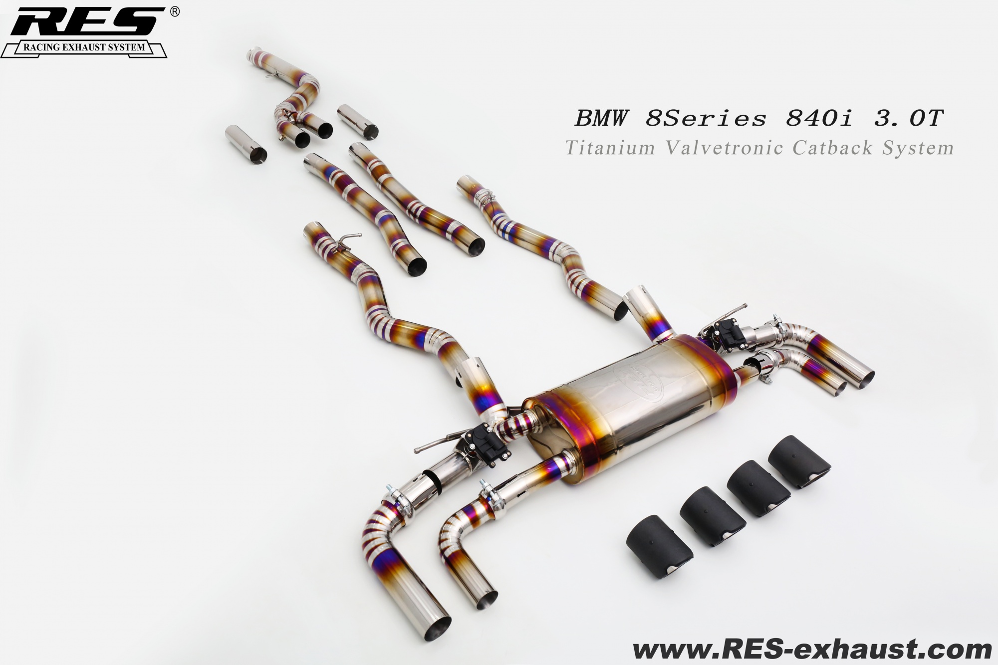 BMW 840i G14/G15/G16 Titanium / Valvetronic catback system