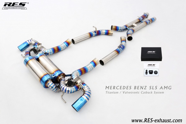 Mercedes Benz SLS AMG Titanium /Valvetronic Catback System