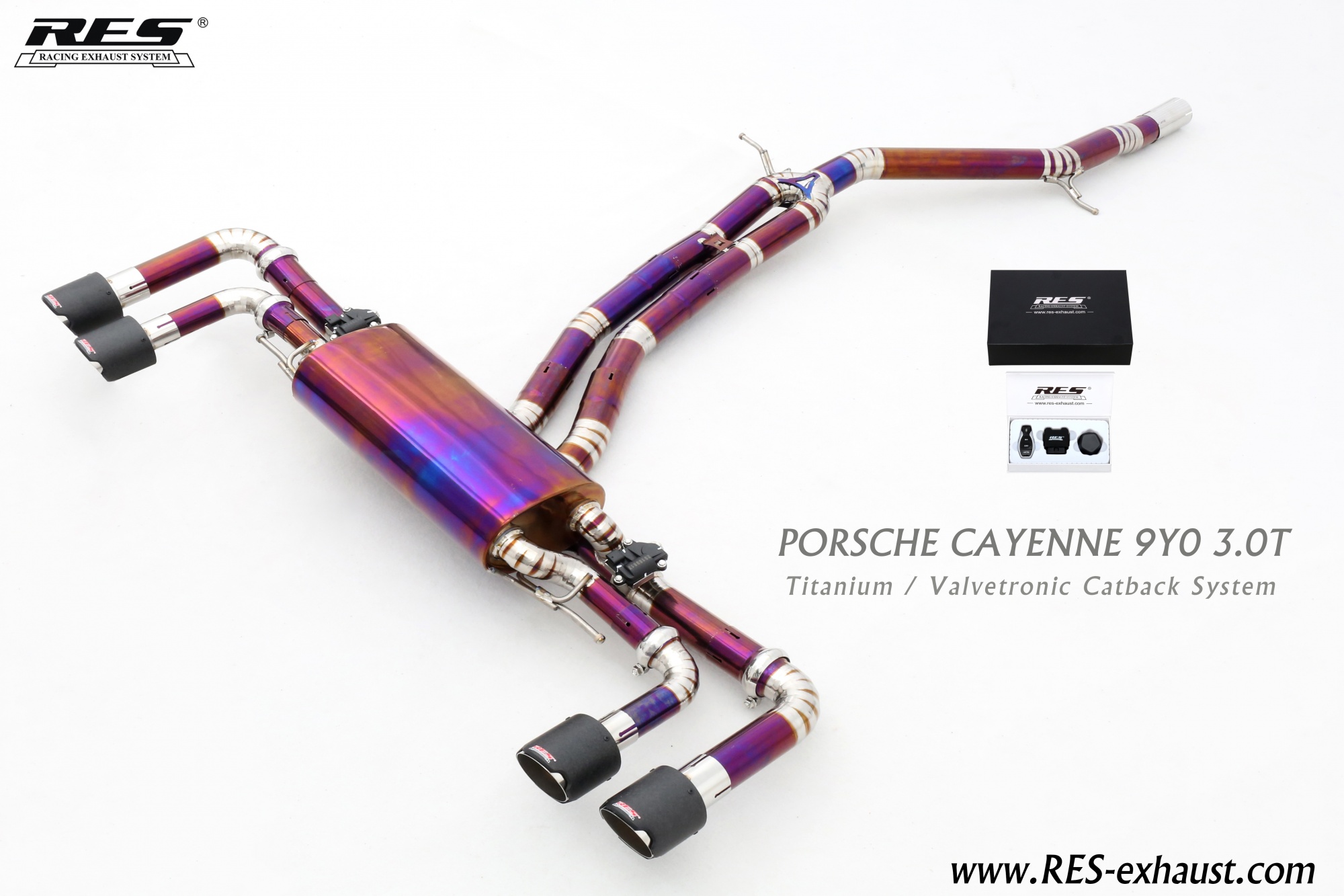 Porsche Cayenne E3 Titanium / Valvetronic Catback System