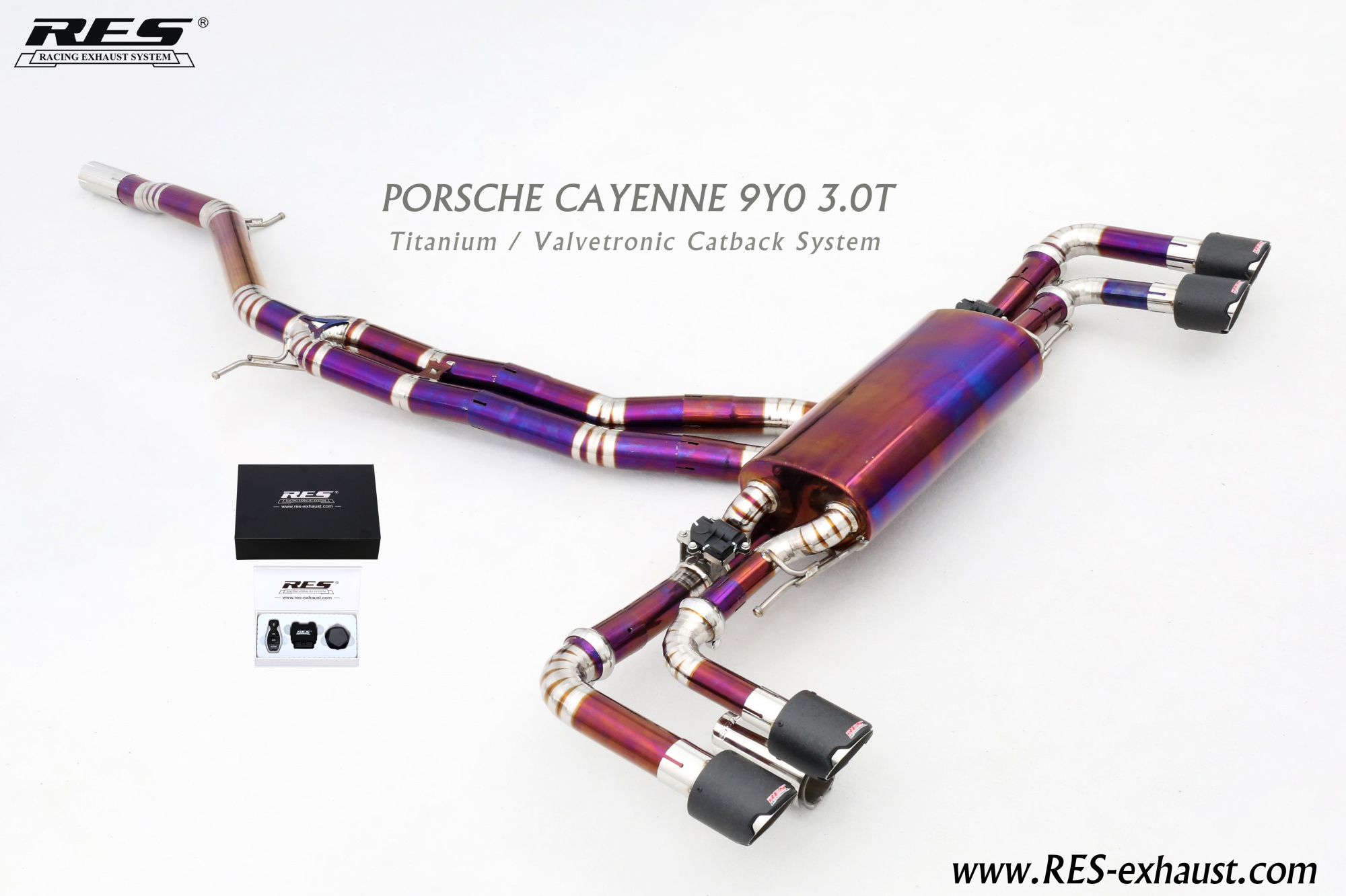 Porsche Cayenne E3 Titanium / Valvetronic Catback System