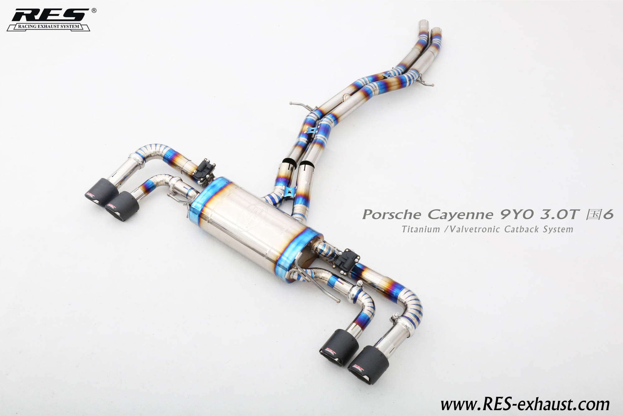 Porsche Cayenne 9Y0/9YA Titanium / Valvetronic Catback System