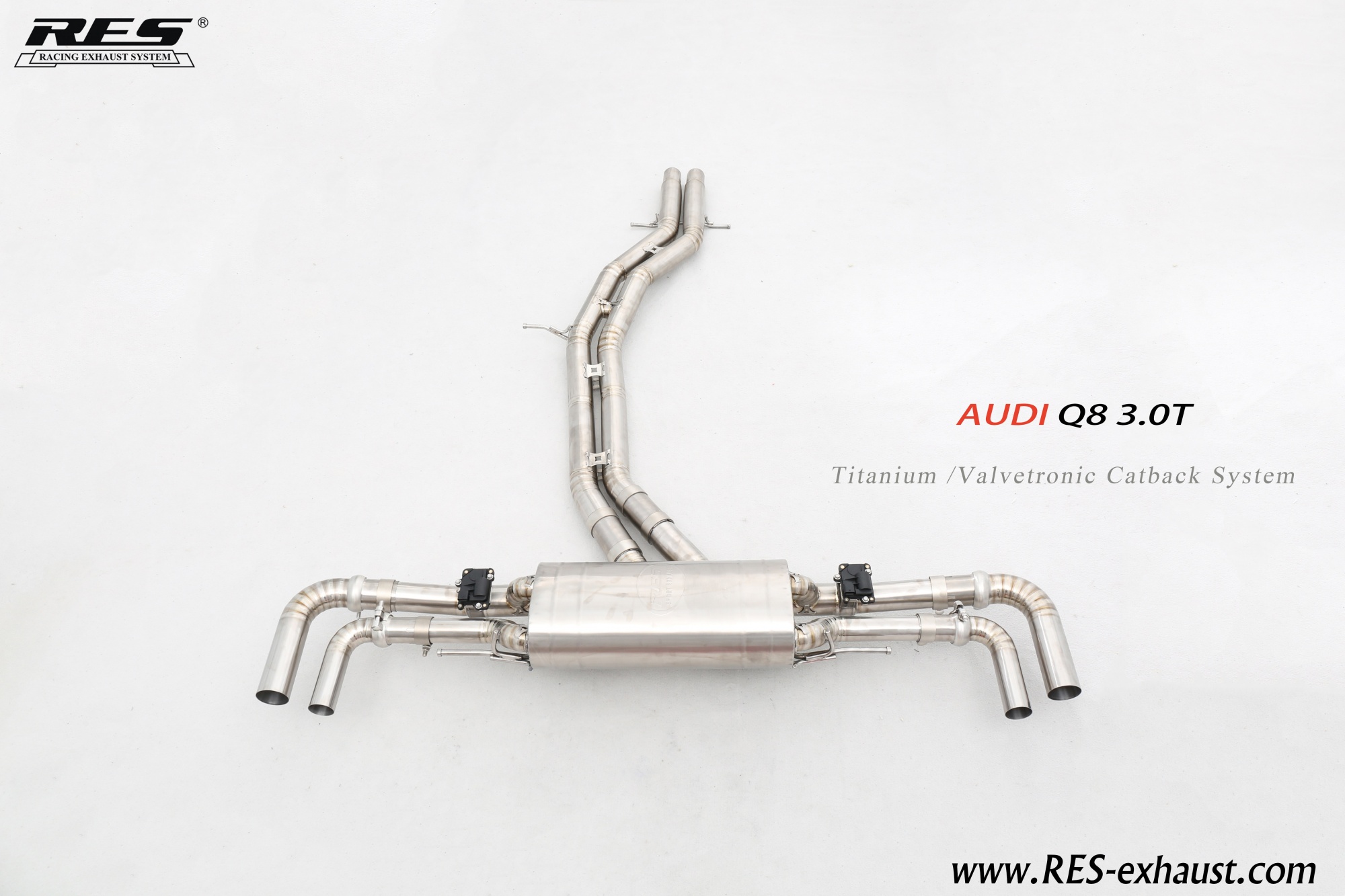 Audi Q8 Titanium / Valvetronic Catback System