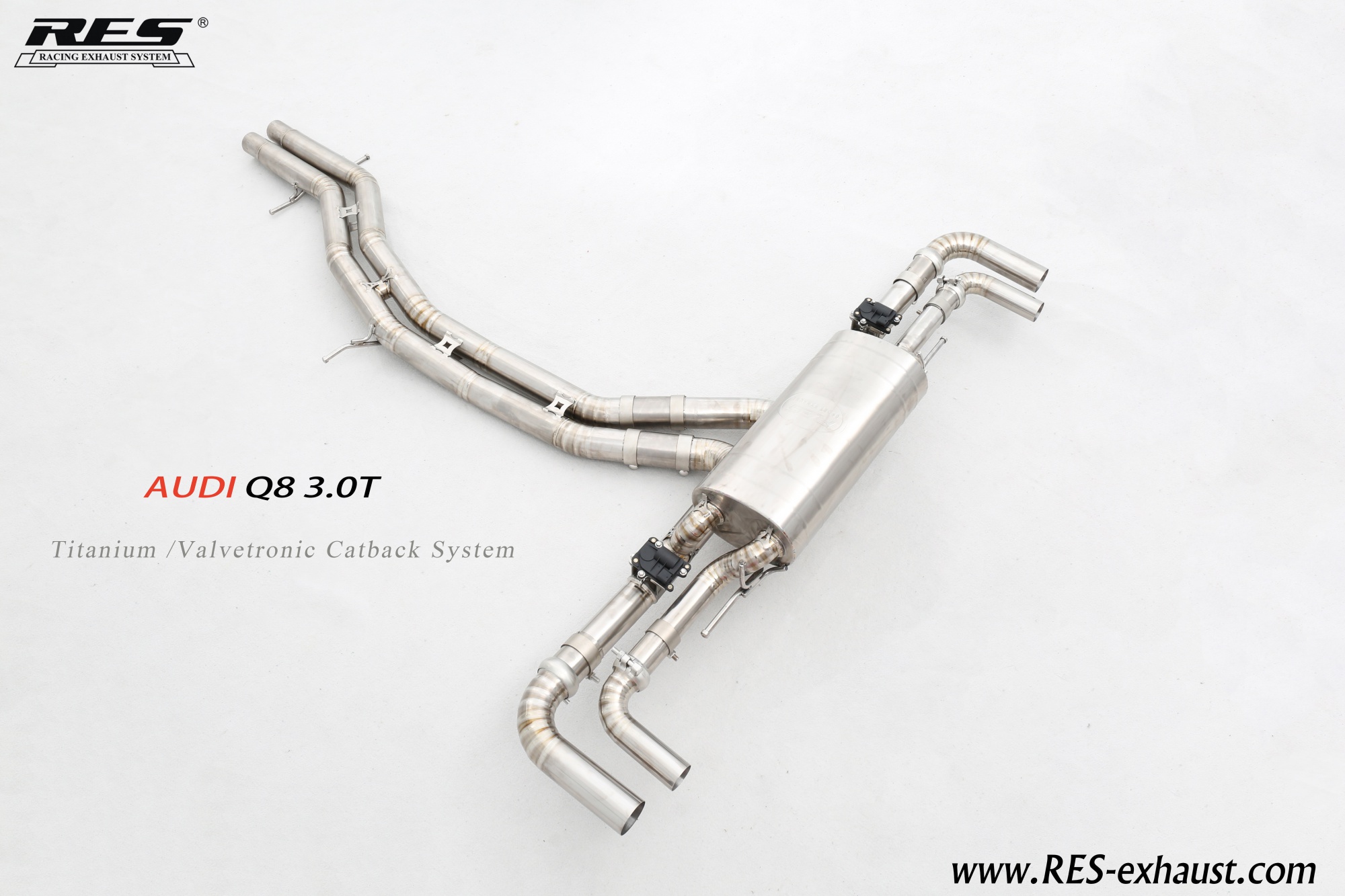 Audi Q8 Titanium / Valvetronic Catback System