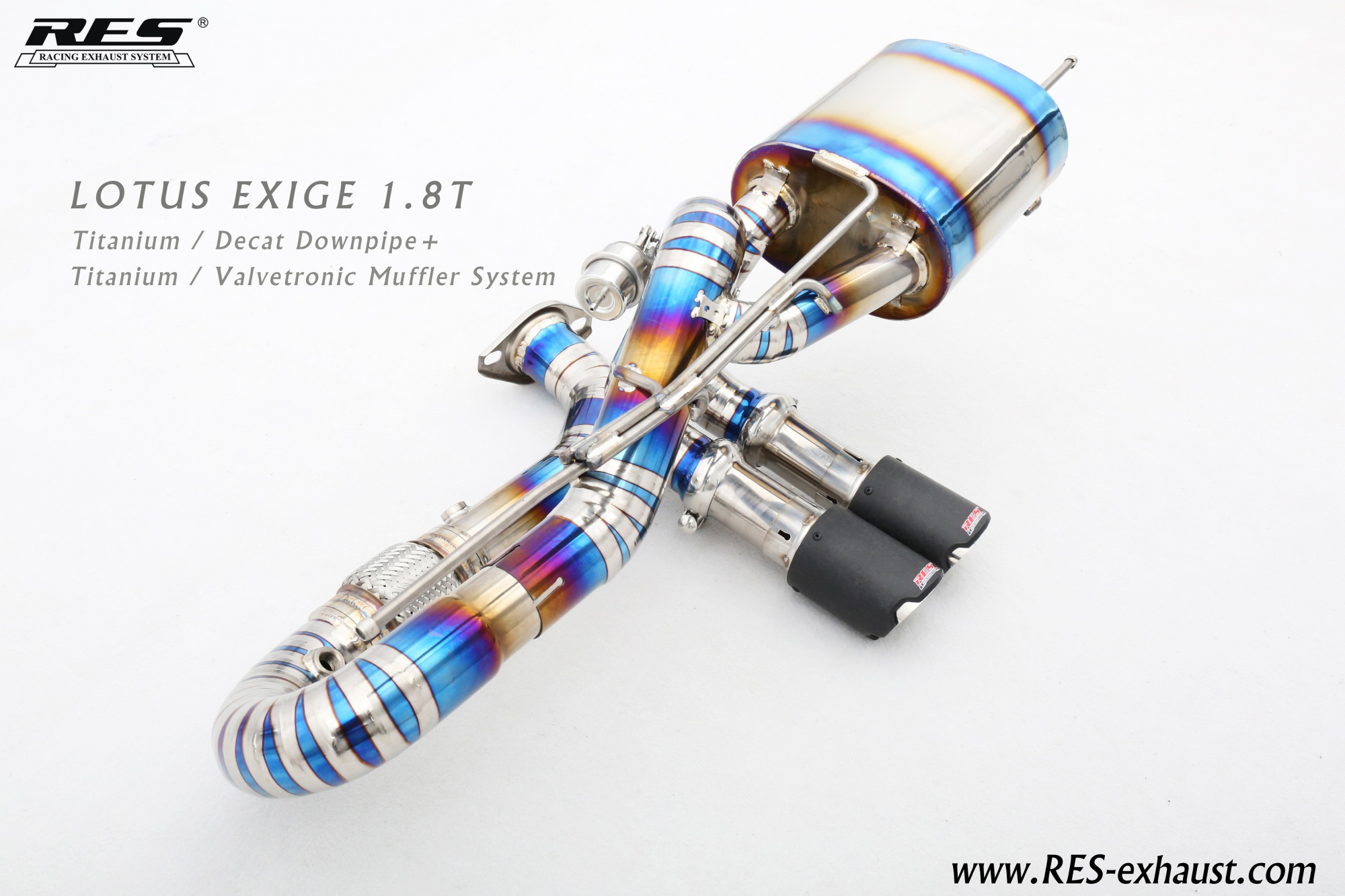 Lotus Elise 1.8T Titanium /Valvetronic Catback System