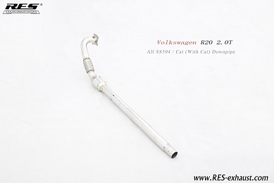 Volkswagen Golf R20 All SS304 / Cat (With Cat) Downpipe