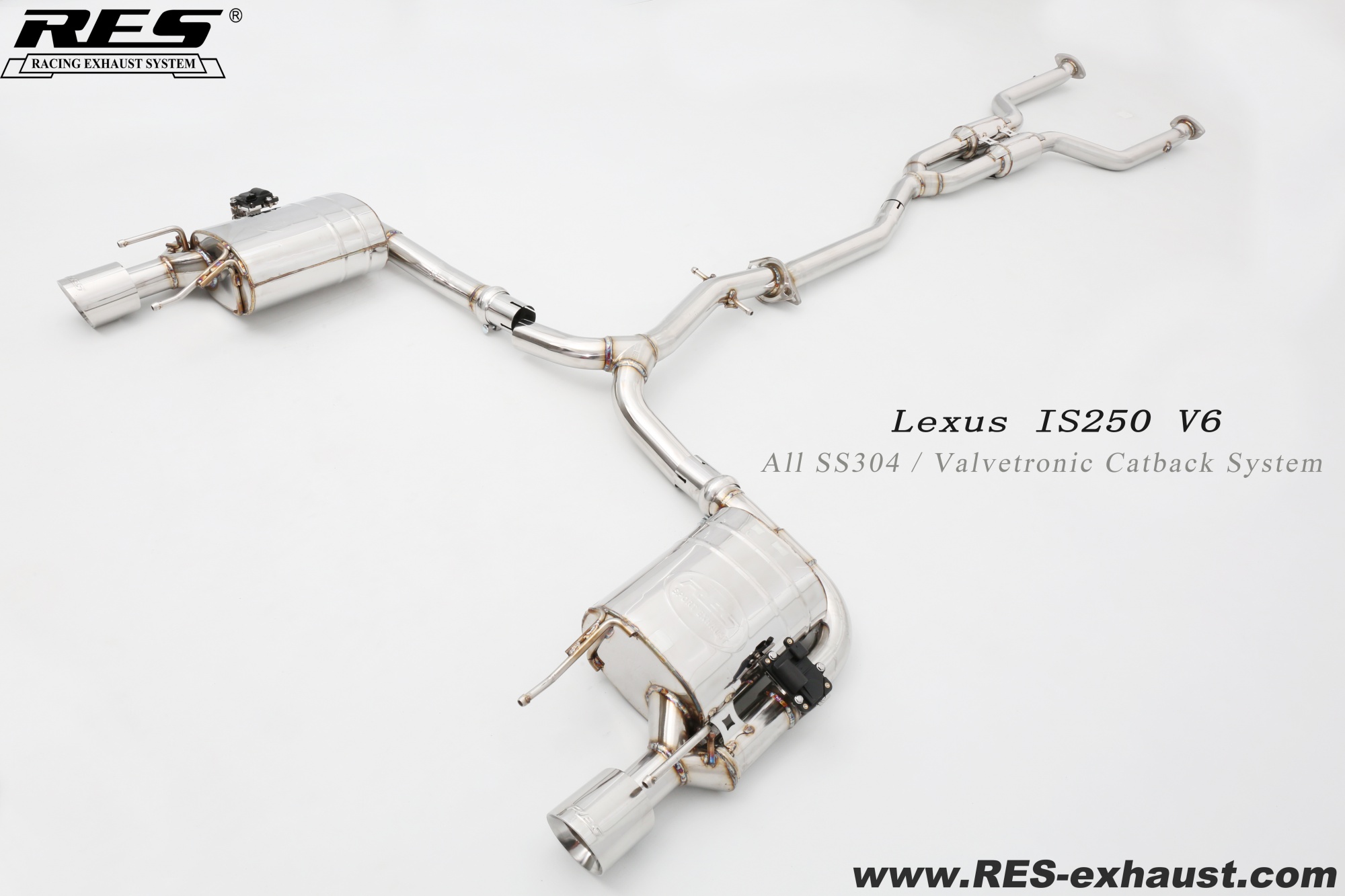 Lexus  IS250 IS300 IS350 All SS304 / Valvetronic Catback System