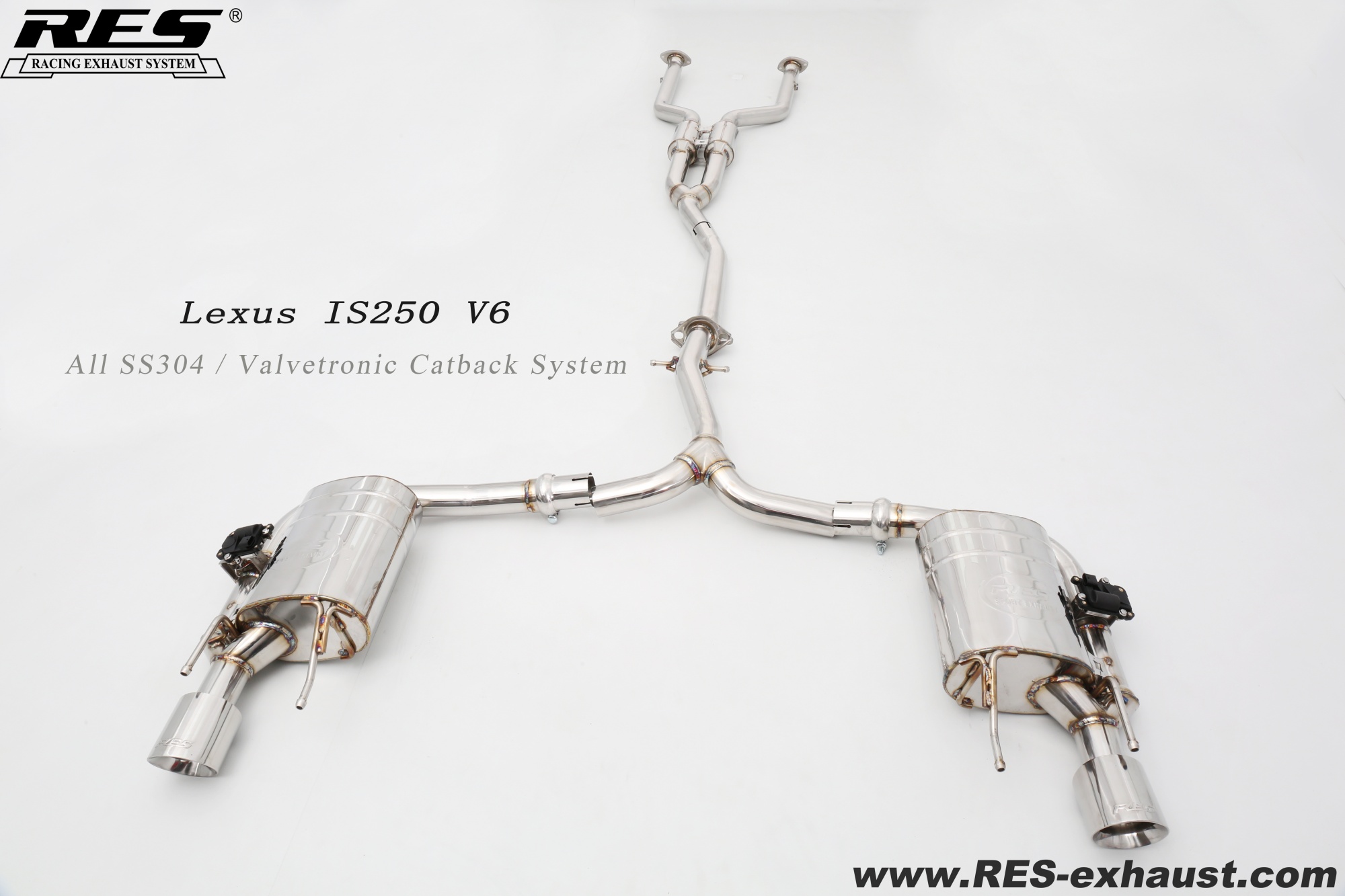 Lexus  IS250 IS300 IS350 All SS304 / Valvetronic Catback System