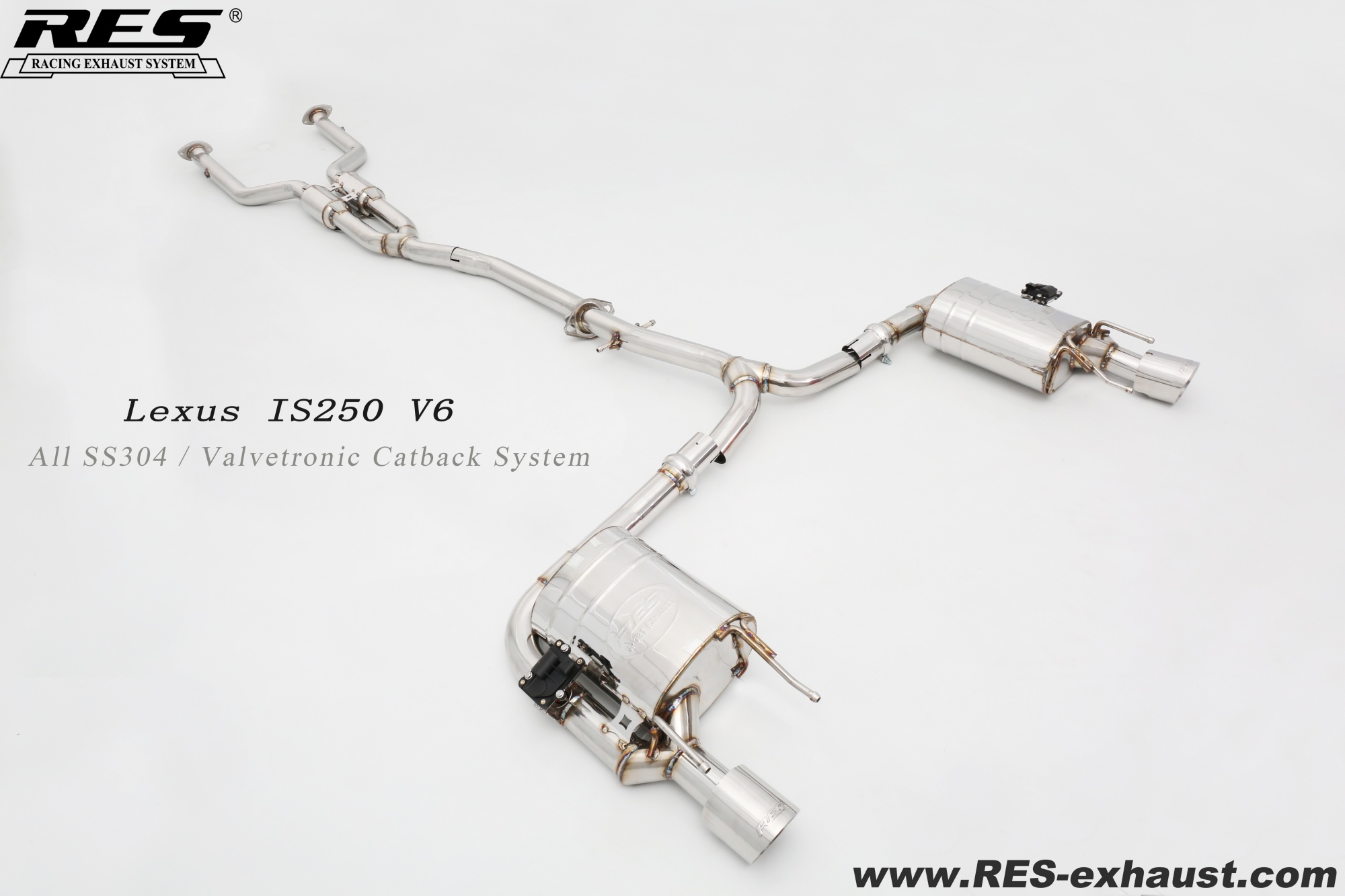 Lexus  IS250 IS300 IS350 All SS304 / Valvetronic Catback System