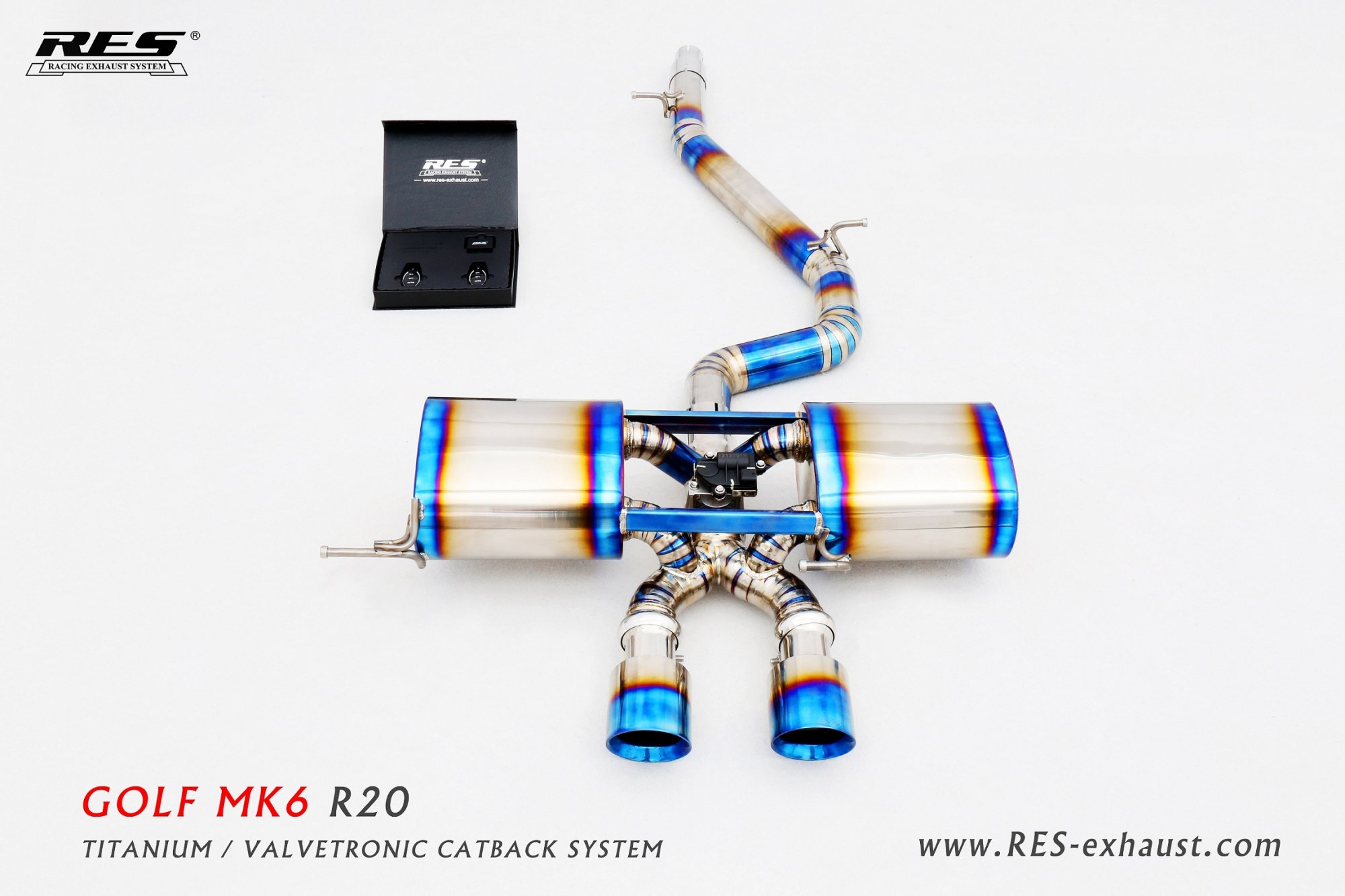 Volkswagen Golf R20 Titanium / Valvetronic Catback System
