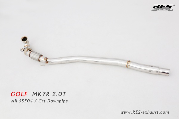 Volkswagen Golf 7R All SS304 / Cat (With Cat) Downpipe