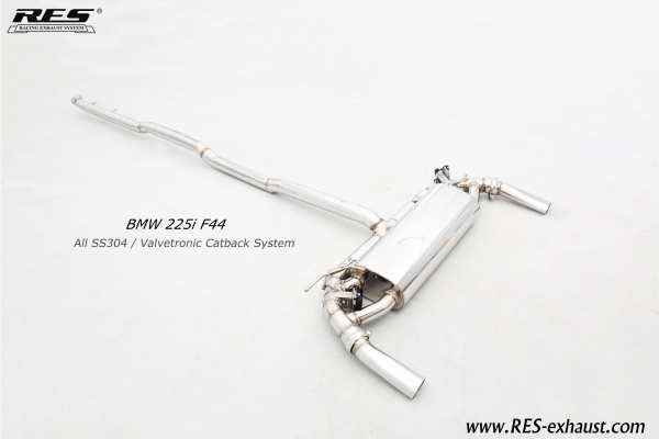 BMW 2 Series F44 All SS304 / Valvetronic Catback System
