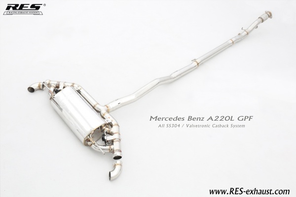 Mercedes-Benz W177 All SS304 / Valvetronic Catback System