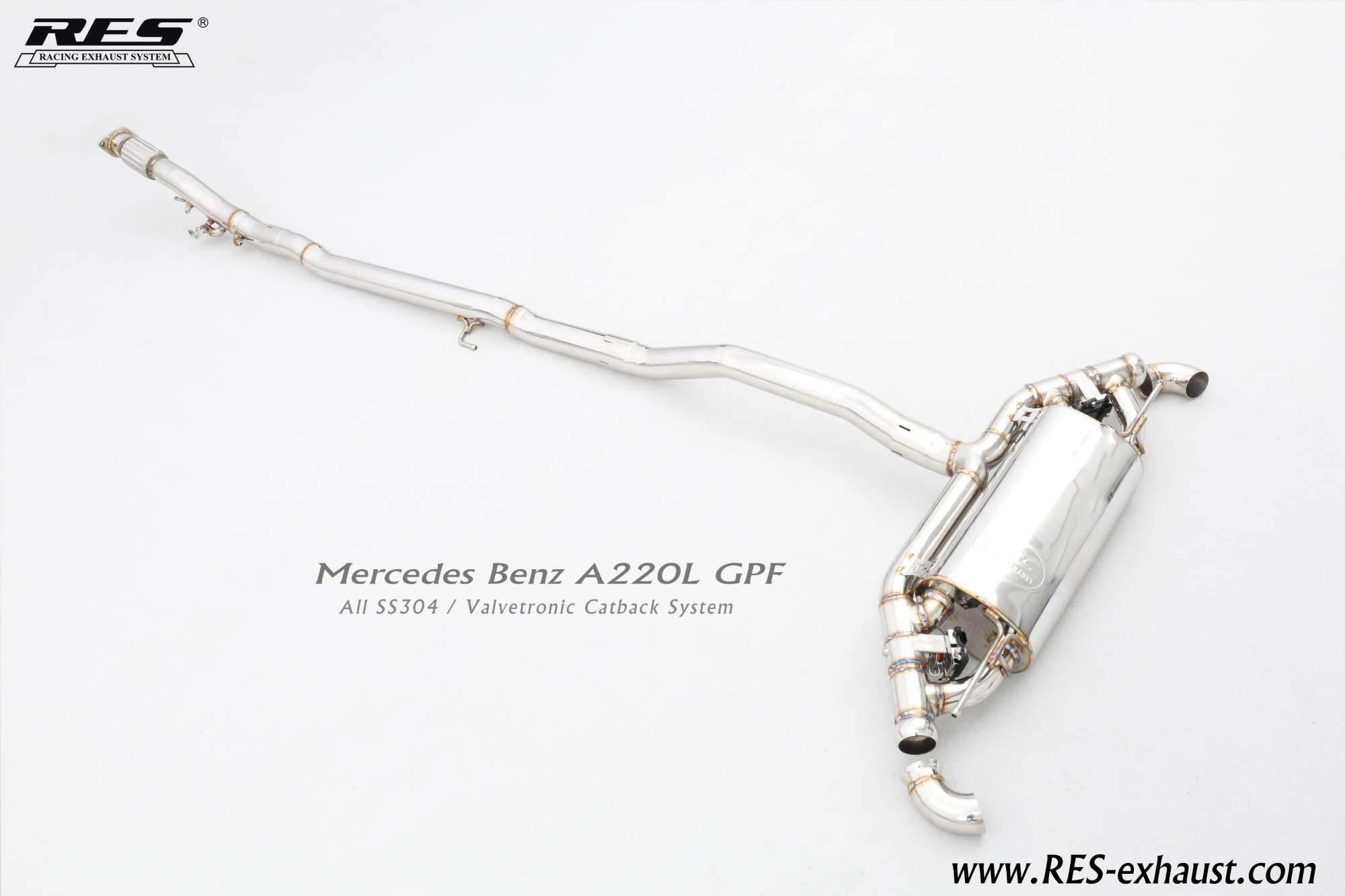 Mercedes-Benz W177 All SS304 / Valvetronic Catback System