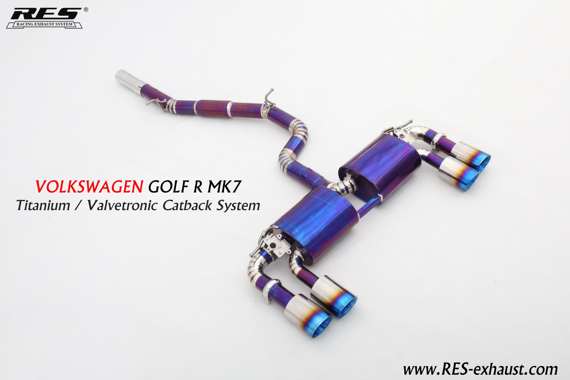 Volkswagen Golf 7R Titanium / Valvetronic Catback System